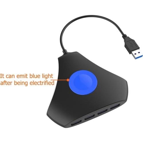 USB 3.0 HUB High Speed Transmission Multi-function 4 Port Splitter for Laptop PC Parts