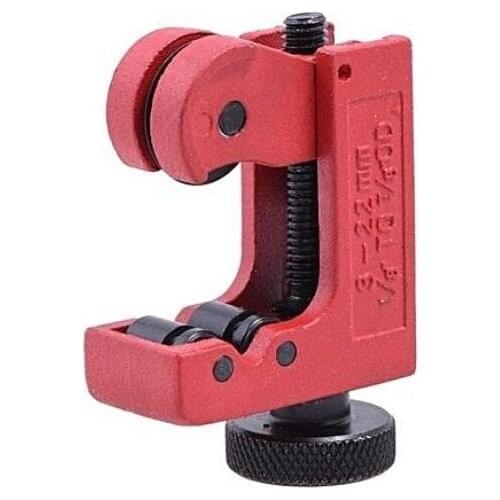 Red Mini Tube / Pipe Cutter - Suitable for Stainless, Copper, Aluminium & General Plumbing