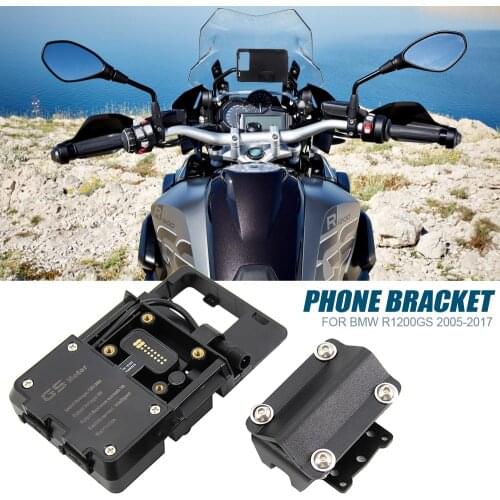 For BMW R 1200 GS R 1200GS Adventure 2005-2017 Motorcycle Navigation Bracket Mobile Phone GPS Plate Bracket Support Phone Holder