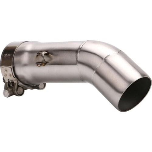 For Yamaha FZ8 FZ800 FZ8N Motorcycle Exhaust Escape Modified Muffler Pipe Middle Connection Link Pipe Slip on