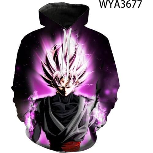 2020 New Anime Dragon 3D Print Hoodies Men Women Children DBZ Sweatshirts Casual Pullover Boy Girl Kids Streetwear Fashion Tops