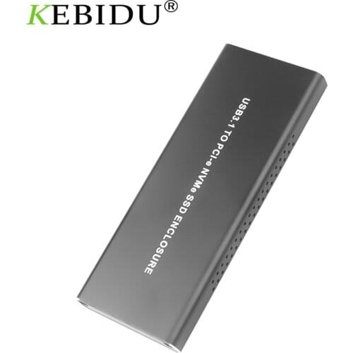 NVME M-Key To Type C Adapter Case USB 3.1 To M.2 NVME PCIe SSD Enclosure Adapter Storage SSD Hard Disk Case For NVME SSD