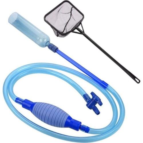 Fish Tank Cleaner Fish Tank Siphon Vacuum Pump Gravel Cleaner Fish Tank Water Changer Self Priming With Flow Control Tape Fish N