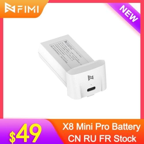 Original FIMI X8 Mini Lipo-Battery RC Drone Accessoires 2400mAh Rechargeable Intelligent Flight Battery Spare Part Pre Sale