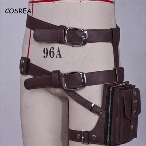 PUBG Waist Bag Playerunknowns Battlegrounds Women Leather Bags Gift Keychain Pubg Adult Men Belt Bag Cosplay Costumes