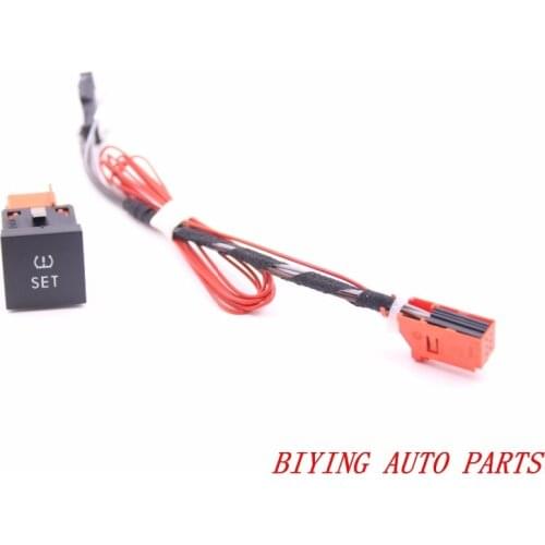 Original SET TPMS Tire Tyre Pressure Warning Button with Wire 1K0927121B 1K0 927 121 B for Golf MK5 MK6 Scirocco
