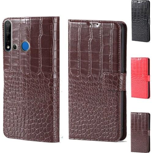 For Huawei P20 Lite 2019 Luxury Crocodile design Flip Leather Wallet Phone Case For Huawei Nova 5i Phone cover card slot