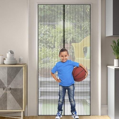 Summer Anti Mosquito Insect Fly Bug Curtains Net Hands-free Magic Automatic Closing Door Screen Mesh Encryption Kitchen Curtains