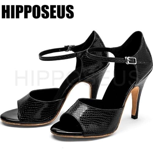 Hipposeus Women Shoes For Dancing Shoes For Girls Ladies Ballroom Latin Dance Shoes Modern Tango Jazz Dance-Shoes Salsa Sandals