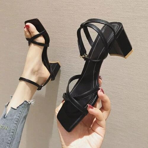 Shoes Women Slippers High Sandals Women 2021 New Summer Fashion Red Sandals Sandales Femmes