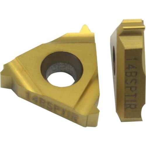 16IR 14BSPT 20PCS Carbide Threading Inserts Internal Threading Insert Indexable Lathe Inserts 16IR 14BSPT LDC Tool