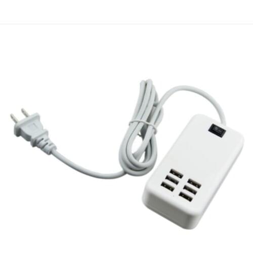 USB Charger HUB Splitter 6 Port 5V Desktop USB Wall Travel Charging Station US/EU Plug Power Adapter for iPhone 6 Port USB Char