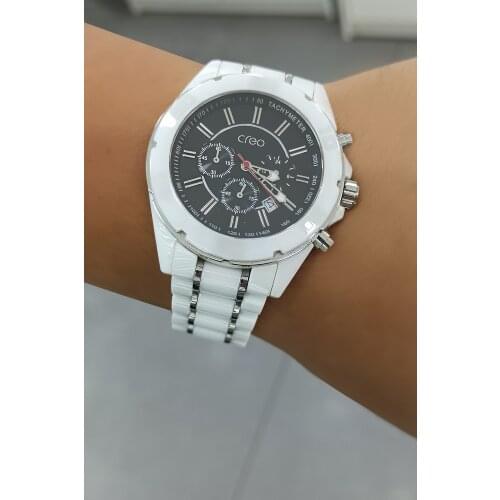 YENİ SEZON 2021 SPORT MÜKEMMEL ZARİF CEKİÇİ BEYAZ KOL SAATİ kasa capı 46-52 mm kordon beyaz