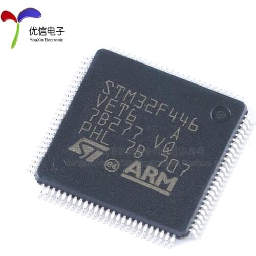 1pcs / lot original stm32f446vet6 lqfp-100 arm cortex-m4 32-bit microcontroller MCU