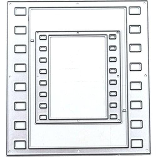 1PC Cutting Dies 3D Metal Stencil Template for DIY Craft Scrapbooking Card Make Movie Frame