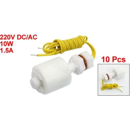 10 Pcs x Vertical Fish Tank Liquid Water Level Sensor PP Float Switch ZP4510