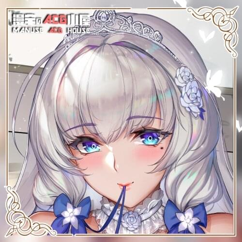 Anime Game Azur Lane Illustrious Wedding Dress Dakimakura Hugging Body Pillow Case Cover Pillow Cushion Cover Bedding Xmas Gifts