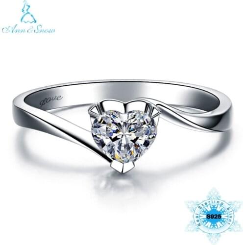 Ann & Snow Rings With Diamonds