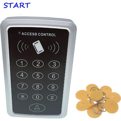 Free shipping+10 rfid tag+RFID Proximity Card Access Control System RFID/EM Keypad Card Access Control Door Opener