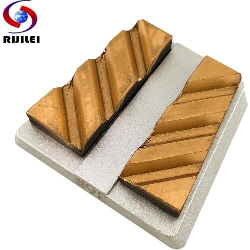 3PCS Metal Frankfurt Diamond Abrasive Grinding Block for Polishing Ceramic Tiles Quartz Stones Diamond Grinding Shoes Plate ZJ05