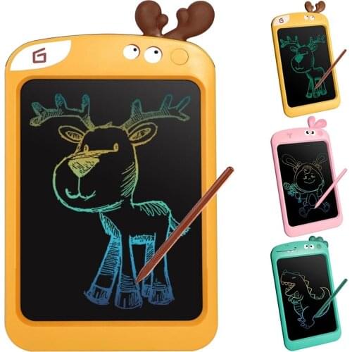 Kids Drawing Toys 10.5 Inch Cartoon Digital LCD Tablet with Locking Key Educational Writing Board for Children Gift