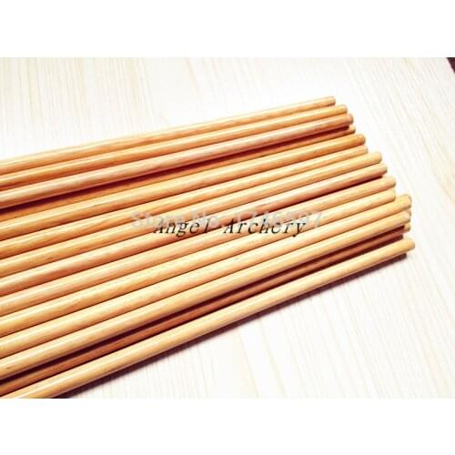 12Pcs OD8.0mm Length 32inches Wooden Arrow Shaft For DIY Archery Arrow Hunting for longbow