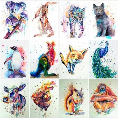 EverShine 5D New Arrive Diamond Painting Tiger Cat Diamond Embroidery Animals Rhinestone Pictures Needlework Decor For Home