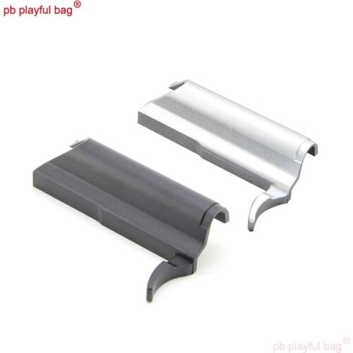 PB Playful bag Outdoor sports gel ball gun A1 upgrade material Black Silver pull handle model decoration toy accessories QG39