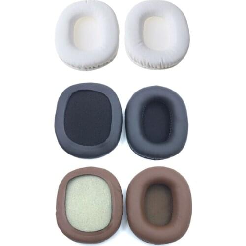 K92F Leather Foam Ear Pads Cushion Cover for ATH SX1a M30X M40X M50X Arctis 3 5 7