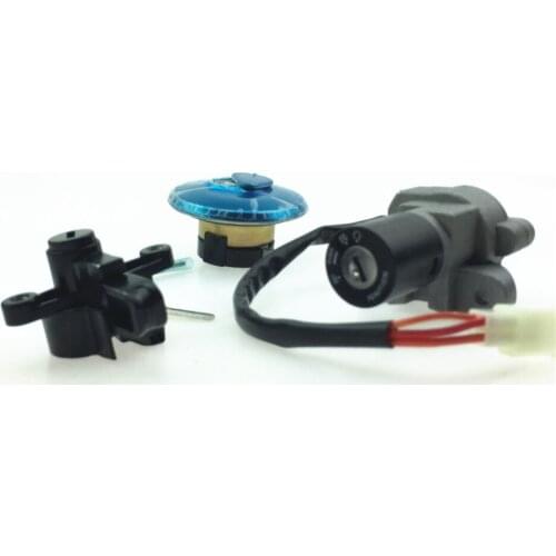 STARPAD For Suzuki GX125/SJ125 Motorcycle Accessories Set Lock Electric Lock Switch Combination 3 Line and 6 Line
