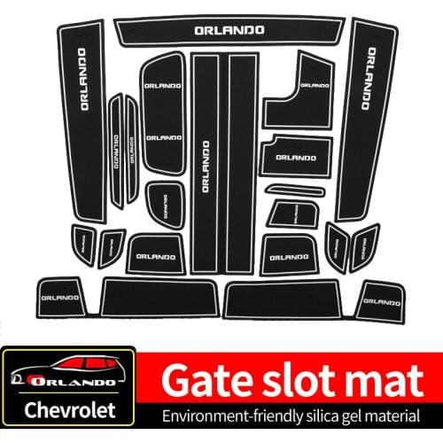 Car Door cushion Door Groove Mat Cup Anti Slip Slot Mats Pads Dust Cushion For Storage Box For Chevrolet Blazer 2020