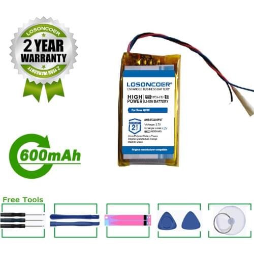 600mAh 502035 Li Polymer Li-ion for Dvr GPS Mp3 Car Dvr PR-452035 for Bose QC20 QuietComfort 20 AHB372235PST Battery