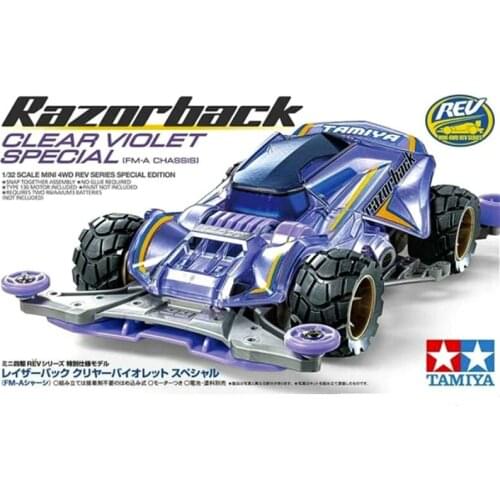 1PC 95524 FMA Chassis Razorback Car 95532 Buck Blader Tamiya Mini 4WD Car Model