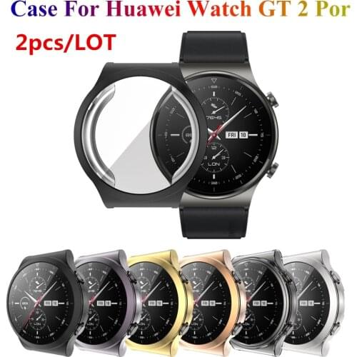 2PCS Soft Protect Cover for Huawei Watch GT 2Pro Case TPU Bumper for Watch GT2pro Full Coverage case Frame Accessorie