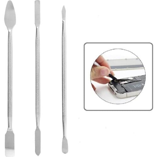 3pcs/set Dual head Metal Spudger Set for iPhone iPad iPod Laptop Prying Opening Mobile Phone Repair Tool Kit Hand Tool Sets