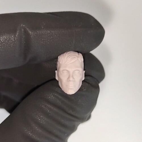 1/18 Scale Thomas Shelby Head Sculpt Unpainted Fit 3.75" Figure