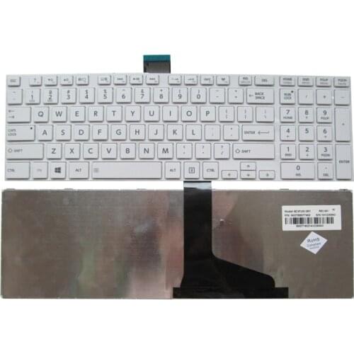 SSEA New white US keyboard For Toshiba Satellite C850 C850D L850 L850D C855 C870 C870D C875 C875D L855 L870 L870D L875 L875D