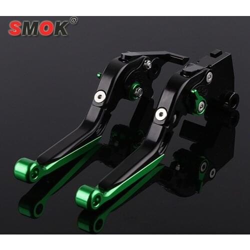 SMOK For Kawasaki Ninja 300 Motorcycle Accessories CNC Aluminum Alloy Adjustable Folding Extendable Brake Clutch Levers