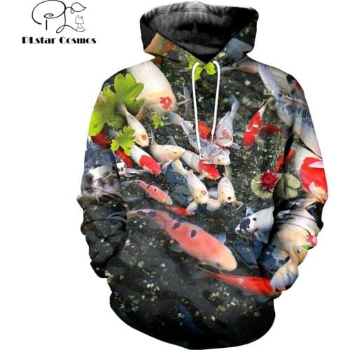 Animal fish beautiful pattern 3D Printed Mens Hoodie Harajuku Fashion Sweatshirt Unisex Casual Pullover sudadera hombre
