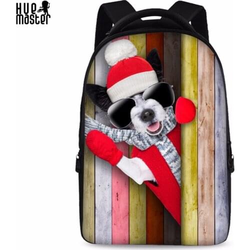 Cheap laptop backpack pet dog prints backpack light weight laptop backpack anti-theft laptop backpack with secret pocket