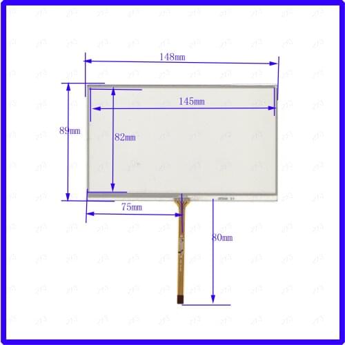 ZhiYuSun New XWT2049 6 inch TOUCH Screen panels 148mm*89mm for GPS or commercial use post 148*89