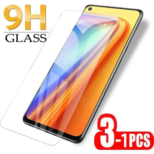 1-3PCS Safety Glass For Oppo Realme 7 Pro 7Pro 9H Screen Protector Realme7 Pro Transparent Cover Film For Oppo Real me 7 7Pro HD