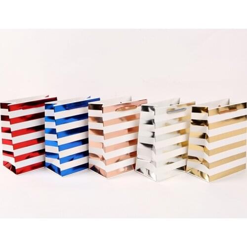 10PCS Paper Bags Packaging Wedding Gifts For Guests Gift Bag Baby Shower Party Decoration Candy Sweets Present Gift Boxes Tote