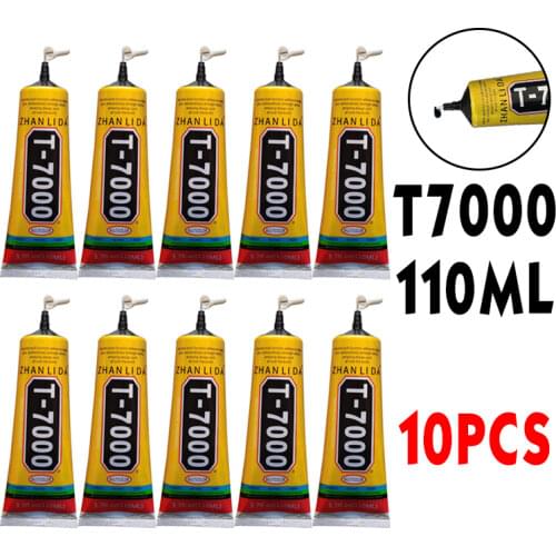 10pcs 110ml Industrial Liquid E6000 Strong Adhesive for DIY Diamond Canvas Metal Fabric Crystal Glass Transparent Natural Curing