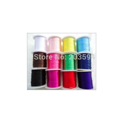 12 colors DIY beaded jewelry accessories material beads \ handmade \ elastic stretch silk elastic cord 13 meters