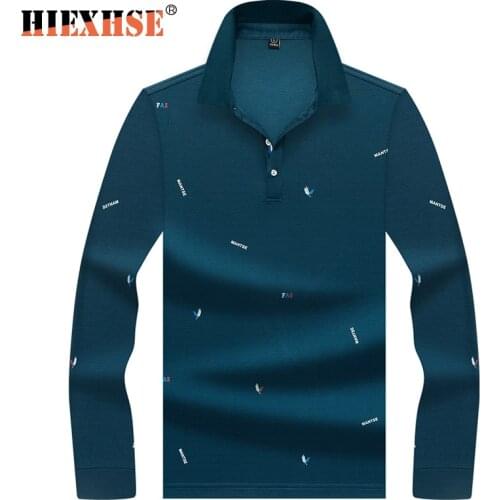2020 New Autumn Arrival Long Sleeve Polo Shirt Men High Quality Stylish Embroidery Brand Polo Shirts Casual Business Cloth 8603