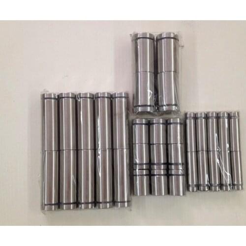 4PCS Glass Fasteners 25*250mm Stainless Steel Acrylic Advertisement Standoffs Pin Nails Billboard Fixing Screws Hardware