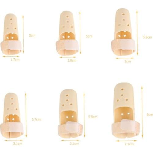5pcs Finger Splint Brace Plastic Finger Support Protector Immobilizer for Fingers Joint Pain Arthritis TK-ing