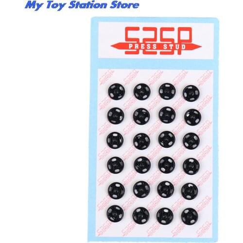 6mm 24pcs/lot Ultra-small Mini Doll Buttons Buckle Doll Belt Buckle Doll Shoes Buckle For Doll Clothing Buckles