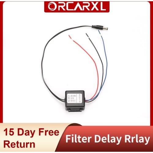 Car Rear View Camera Power Delay Timer Relay Filter Rectifier RCA Conversion Adapter For VW PQ MIB RCD330 RCD360 Radio for Audi